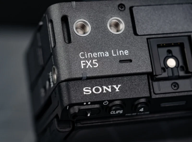 Верхня панель корпусу Sony FX5 з логотипом Cinema Line, роз